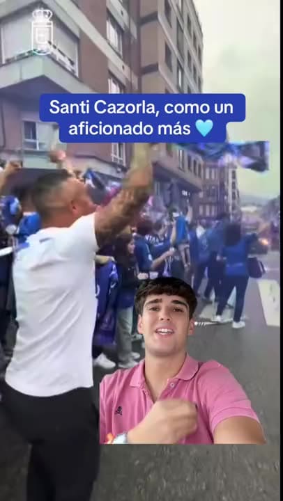 Santi Cazorla, un aficionado más