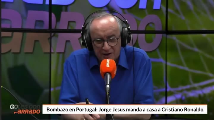 El estratega de Goles: “Cristiano Ronaldo se ha sentido traicionado por Proença y Jorge Jesus”