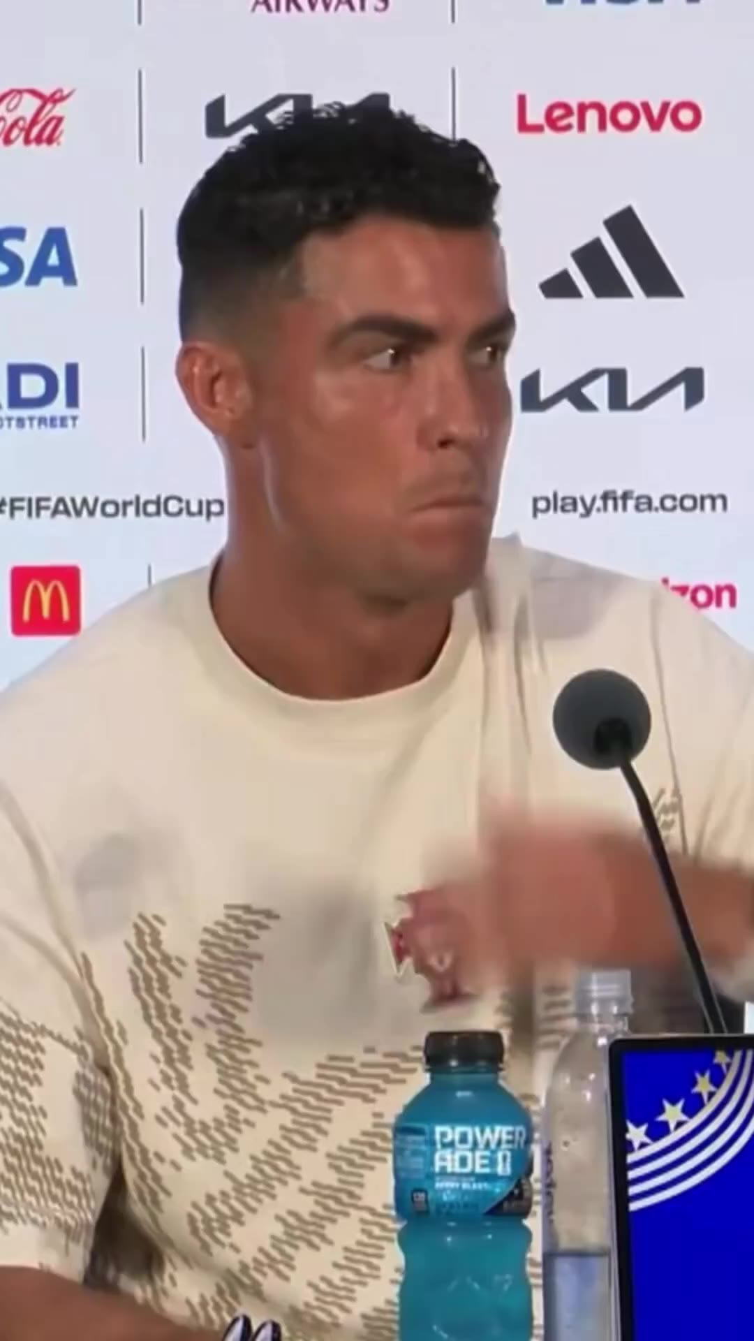 Cristiano Ronaldo, para VAVEL en la rueda de prensa previa del partido frente a España (español e inglés)